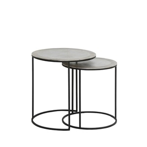 Mesa de Centro de Diseño Único y Moderno para Decoración del Hogar, Mesa Auxiliar de Metal, Tamaño, Forma y Color Personalizables - Product Image 1