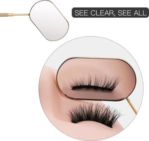 HD Eyelash Extension <b>Mirrors</b> Medical Grade Steel Beauty Tools Lash Artists OEM Private Label Lash <b>Mirrors</b> - Product Image 2
