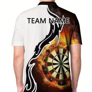 Camiseta transpirable de manga corta con estampado completo, diseño personalizado con nombre y equipo, ideal para competición, entrenamiento y uso casual. - Product Image 2