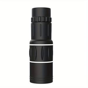 8x42mm Mini telescopio ottico professionale portatile nero ABS corpo in resina per il campeggio Bird Watching giocattoli scientifici educativi - Product Image 1