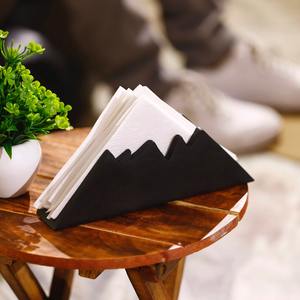 Porte-serviettes en bois moderne pour table, organiseur de mouchoirs durable fait à la main pour restaurant et hôtel - Product Image 1