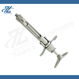 Jeringa Dental Autoaspirante Manual de Acero Inoxidable Zoha Surgico ZS-7008 OEM, Agarre Ergonómico, Certificación CE, Seguridad Clase I - Product Image 5
