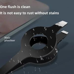 Multifunctional Stainless Steel <b>Tweezers</b> Plucking Clip High-precision <b>Eyebrow</b> <b>Tweezers</b> Used for <b>Eyebrows</b> Facial Hair Fine Hair - Product Image 3
