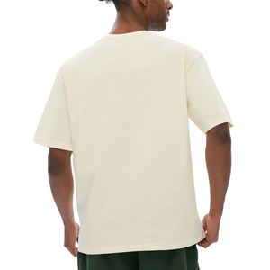 Camiseta de lona de manga corta para hombre, estilo urbano, de corte regular, hombros caídos, ecológica, informal, para correr, a la moda, para la universidad - Product Image 2