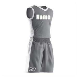 Ensemble d'uniformes de basketball pour équipe professionnelle, design personnalisé par sublimation, maille respirante à séchage rapide, vêtements de sport personnalisés pour l'entraînement - Product Image 4