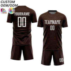 Maillot de football respirant 100 % polyester de haute qualité, uniforme d'équipe, support OEM ODM, vente en gros, séchage rapide - Product Image 5