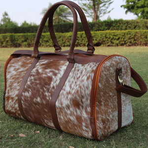 Bolsa de lona de cuero vacuno de material sólido en venta, la mejor bolsa de lona de cuero vacuno para viajes. - Product Image 4