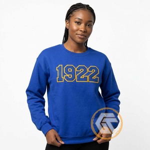 เสื้อผ้าผู้หญิงคุณภาพสูงแบบกำหนดเอง Sigma Gamma Rho สำหรับฤดูใบไม้ร่วง/ฤดูหนาว ผ้าฝ้ายขนแกะด้านหน้า ปักลายแบบเป็นมิตรต่อสิ่งแวดล้อม แบบเรียบง่าย สวมใส่สบาย แห้งเร็ว - Product Image 2