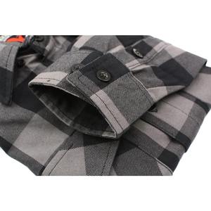 Camisa de Franela Gruesa NordicRidge Shadow Check para Hombre, Camisa de Trabajo a Cuadros de Búfalo Premium, Estilo Urbano, con Botones - Product Image 6