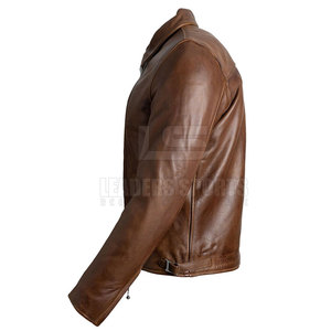 Blouson de moto en cuir respirant pour homme, modèle hiver 2026, faible MOQ, best-seller, sur mesure, grandes tailles, personnalisez votre design - Product Image 4