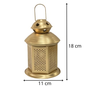 Metal Candle Holder <b>Lantern</b> Hanging for Home Decor Decorative <b>Tealight</b> Candle Holder for Living Room - Product Image 5