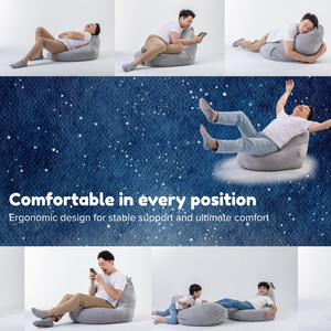 Best-selling New Japanese Design Velvet Triangle <b>Bean</b> <b>Bag</b> Sofa with Bluetooth Music Soft Comfort for Bedroom Use - Product Image 5