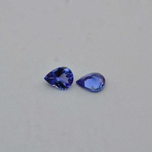 5x7mm AAA qualité tanzanite naturelle à facettes coupe poire pierres précieuses en vrac non chauffées pierre calibrée pour la mode bijoux en gros - Product Image 3