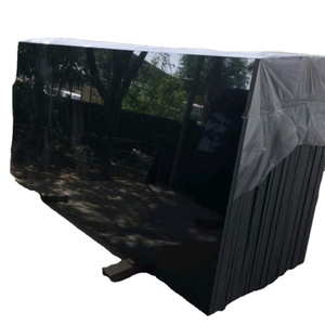 ใหม่แผ่นหินแกรนิตขัดเงากาแลคซีสีดำใต้ของอินเดียแผ่นหินแกรนิต Nero Assoluto แผ่นพื้นสีดำแบบสัมบูรณ์ - Product Image 1