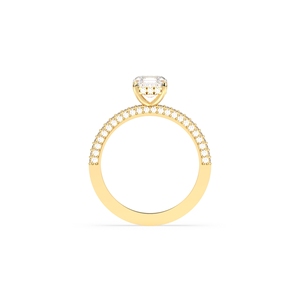 Anillo de compromiso REYES al por mayor, certificado por IGI, oro sólido de 14k, diamante cultivado en laboratorio con corte HPHT CVD, para mujer, joyería fina de lujo. - Product Image 5