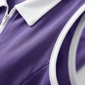 Ropa Deportiva de Golf para Mujer, Ligera, Transpirable, de Alta Calidad, Ajustada, Sin Mangas, de Spandex/Nailon, Cómoda, Color Lavanda - Product Image 6