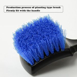Brosse de nettoyage pour lavage de voiture, brosse à tapis pour tapis de sol, nettoyage intérieur et des pneus, brosses auto premium - Product Image 2