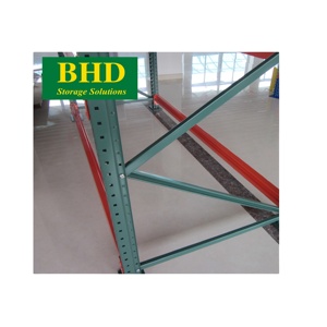 โครงเหล็กเคลือบผง BHD สำหรับงานหนัก ชั้นวางพาเลทแบบ Teardrop Step Beam ได้รับการรับรองมาตรฐาน CE โรงงานผลิตชั้นวางเหล็กเวียดนาม สำหรับคลังสินค้า - Product Image 2