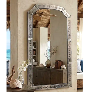 Espejo Decorativo Barroco Veneciano Real |   Espejo de Pared de Vidrio Antiguo de Primera Calidad para Sala de Estar, Dormitorio y Decoración Interior Elegante - Product Image 1