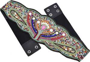 Cinturón Bordado a Precio Económico, Cinturón de Diseñador para Mujer, para Saree, Lehenga, Vestido y Fiesta, Elegante Cinturón con Bordado - Product Image 5