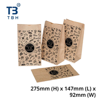 Produsen Malaysia SOS Craft Paper Bag 275x147x92mm Ideal untuk Kemasan Produk Non Makanan Penjual OEM Pasokan
