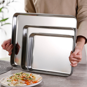 Plat à pâtisserie élégant en acier inoxydable avec revêtement multicouche pour une préparation pratique des desserts faits maison, intérieur spacieux et lisse - Product Image 5