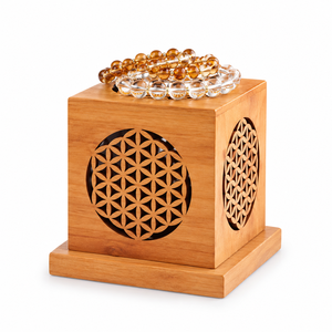 Quemador de Incienso de Madera Hecho a Mano con Tallado Floral, Material de Madera de Sándalo, Difusor Aromático para Uso en Todas las Estaciones - Product Image 4