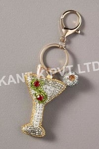 Handmade Durable Beaded Corn Keychain Cute Food <b>Charm</b> Seed <b>Bag</b> Accessory Unique Gift - Product Image 3