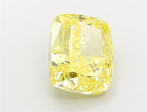Diamant CVD Jaune Vif Fantaisie Taille Coussin Clarté VS1 Certifié IGI Pierre Libre pour Pendentifs et Colliers Haut de Gamme - Product Image 3
