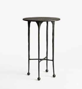 Trending Design Metal Hammered Finish Stackable Side Table in Rectangular Shape Modern Design Living Room Furniture - Product Image 2