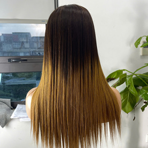 Cabello Humano Vietnamita Liso Natural Color Ombre Cacahuete de Alta Calidad Súper Doble Trama Precio al por Mayor - Product Image 6