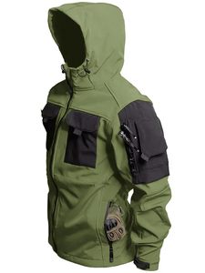 Veste Softshell Personnalisée pour Homme – Imperméable, Respirante, Coupe-Vent, en Polaire – Idéale pour le Voyage, la Chasse, Vente en Gros, Marque Privée - Product Image 1