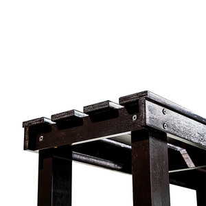 Banc en bois classique traditionnel sans dossier Domica KD-7976 en gros pour l'extérieur, le jardin, la terrasse, la salle à manger et le salon - Product Image 4