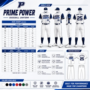 Uniforme de Béisbol Premium, Jersey Personalizado para Equipo, Ropa Deportiva Ligera, Secado Rápido, OEM - Product Image 6