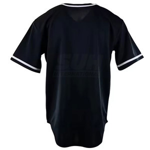 Uniformes de baseball unisexes de haute qualité fabriqués en usine, design unique, respirants, 100% polyester, logo personnalisé imprimé, service OEM - Product Image 4