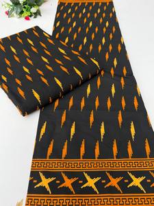 Tissu en coton 100% imprimé à la cire africaine, sur mesure pour le marché éthiopien, pour vêtements traditionnels - Product Image 2