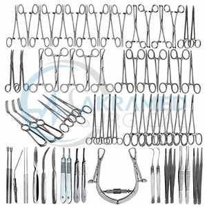 Ensemble d'instruments de thyroïdectomie de haute qualité, 73 pièces, certifié CE, kit chirurgical en acier inoxydable pour chirurgie générale ORL - Product Image 1