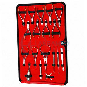 Juego de Pinzas de Ortodoncia de 19 Piezas, Instrumentos Dentales de Acero Inoxidable con Certificación CE, Kit Profesional - Product Image 6