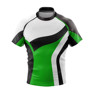 Proveedor mayorista de diseño profesional, camiseta de rugby sublimable personalizada, cómoda, antibacteriana y transpirable. - Product Image 2