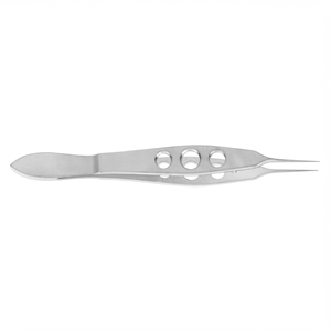 คีมผ่าตัดตาแบบตรง McPherson Tying Forceps คีมผ่าตัดขนาดเล็กที่มีความแม่นยำสูง ทำจากสแตนเลสสตีล ปลายแหลม สำหรับการผ่าตัดดวงตา - Product Image 2