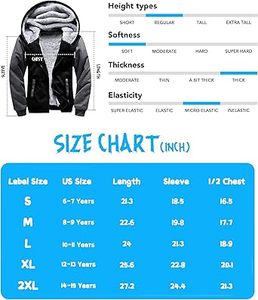 GEEK LIGHTING Boys <b>Sherpa</b> <b>Lined</b> <b>Hoodie</b> Kids Fleece Sweatshirt Full Zip Hooded Jacket - Product Image 5