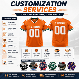 Custom 7 on 7 Football Jersey Personalized Performance Team Shirt OEM ODM Private Label Manufacturer - Product Image 5