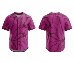 เสื้อเบสบอลแบบซับลิเมชั่นคุณภาพสูง |   ชุดเบสบอลทีมพร้อมโลโก้และหมายเลขแบบกำหนดเอง |   ฐานผ้าโพลีเอสเตอร์ที่ระบายอากาศได้ดี - Product Image 2