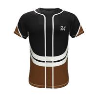 Uniformes Deportivos de Béisbol, Camisetas de Béisbol Lisas al por Mayor, Sublimadas, Unisex, Transpirables, de Manga Corta, 100% Poliéster