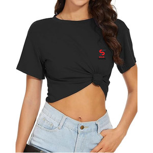 Top Corto para Mujer, Tejido Fino y Transpirable, Material Suave al Tacto, Ligero, Colores Elegantes, Esencial para el Verano - Product Image 4