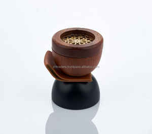 Artistic Arabic Mabkhara Crafted from Resin Epoxy and Natural Wood for Premium <b>Bakhoor</b> <b>Oud</b> and Spiritual Home Ambience - Product Image 4