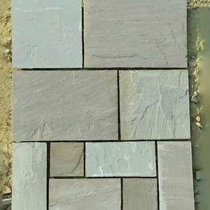 แผ่นปูพื้นหินทรายสีเขียวธรรมชาติ Shivara Stones ดีไซน์ทันสมัยสำหรับตกแต่งลานบ้านและพื้นกลางแจ้ง - Product Image 5