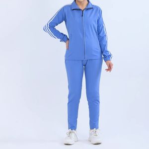 Conjunto Deportivo de 2 Piezas para Mujer, 100% Poliéster, Logotipo Personalizado 2026, Ropa Deportiva para Fitness, Ejercicio y Gimnasio, OEM ODM - Product Image 1