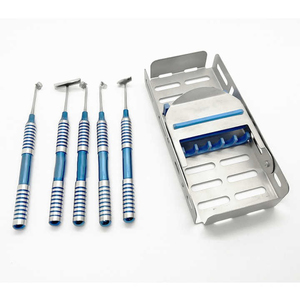 ชุดแปรงทำความสะอาดแบบนุ่ม BBI-340 ของ Bone Bridge Instruments ชุด 5 ชิ้น ทำจากสแตนเลสสตีล สำหรับอุปกรณ์ฝังในช่องปาก ด้ามจับออกแบบตามหลักสรีรศาสตร์ ได้รับมาตรฐาน CE - Product Image 2