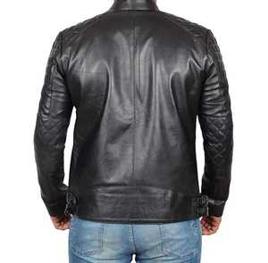 Veste en cuir pour homme de créateur avec design personnalisé, veste en cuir grande taille pour l'hiver, utilisation en extérieur, service OEM pour homme. - Product Image 3